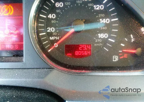 2005 Audi A6 3.2 (A6) z USA, uszkodzony, nr VIN WAUDG74F75N115173